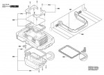 Bosch 3 601 D46 500 GLI 18V-1900 C Hw-Battery-Lamp Spare Parts